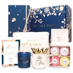 Luxe England Royal Birthday Gift Basket for Women 30th Birthday